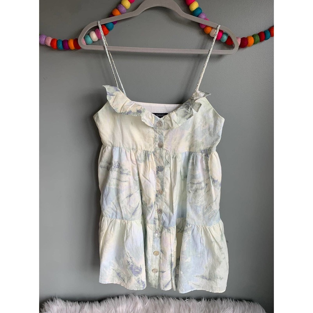 Zara strappy tie dye babydoll dress